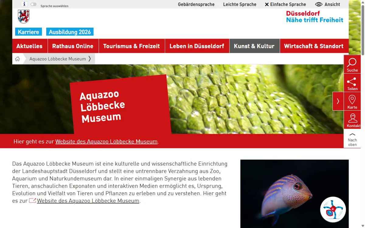 Aquazoo Löbbecke Museum