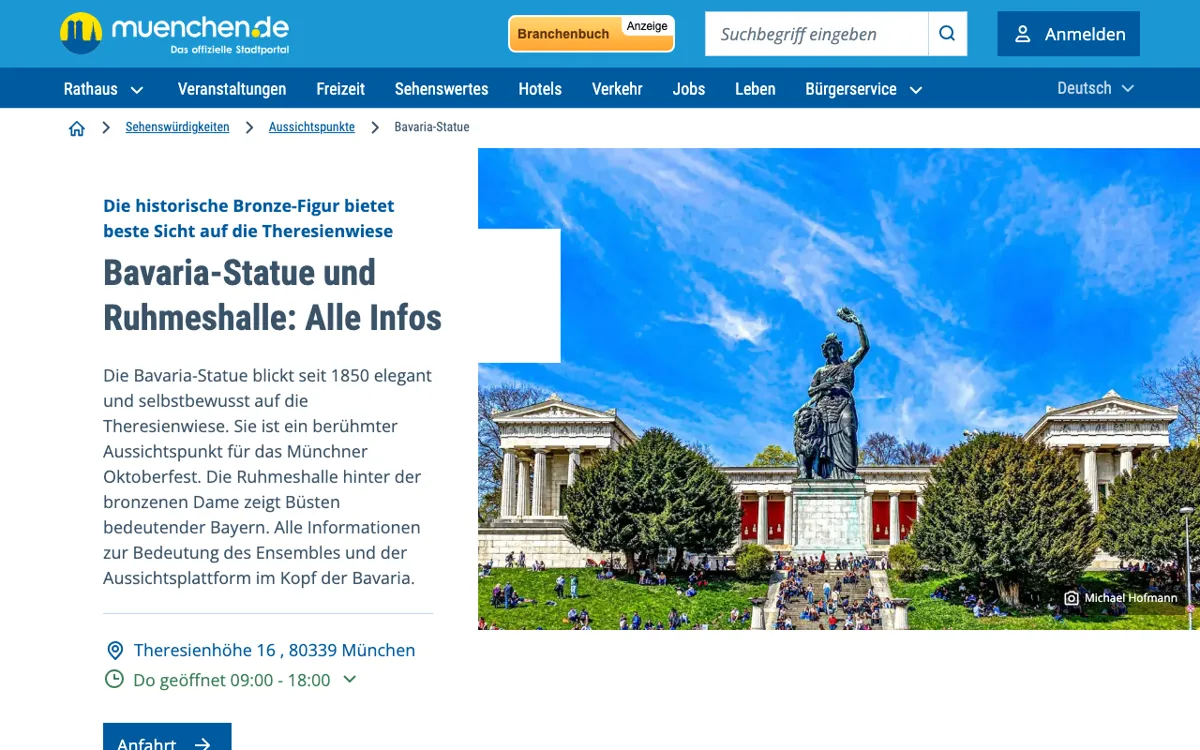 Bavaria-Statue