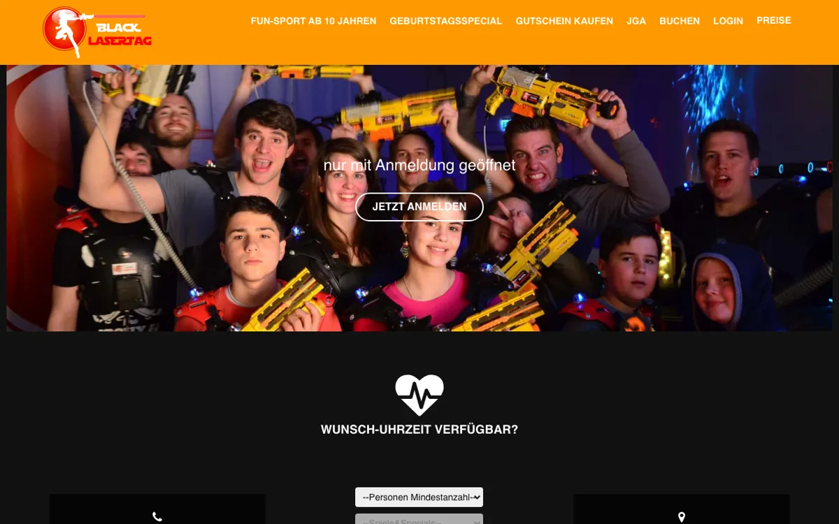 Black LaserTag Aachen