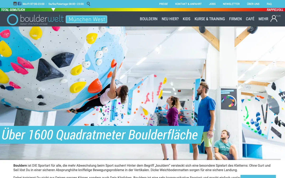 Boulder World Munich West