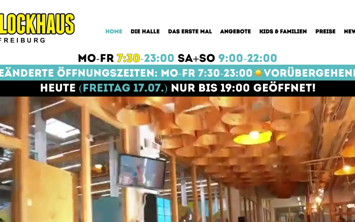 Boulderhalle Blockhaus Freiburg