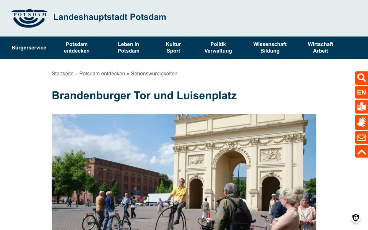 Brandenburger Tor in Potsdam