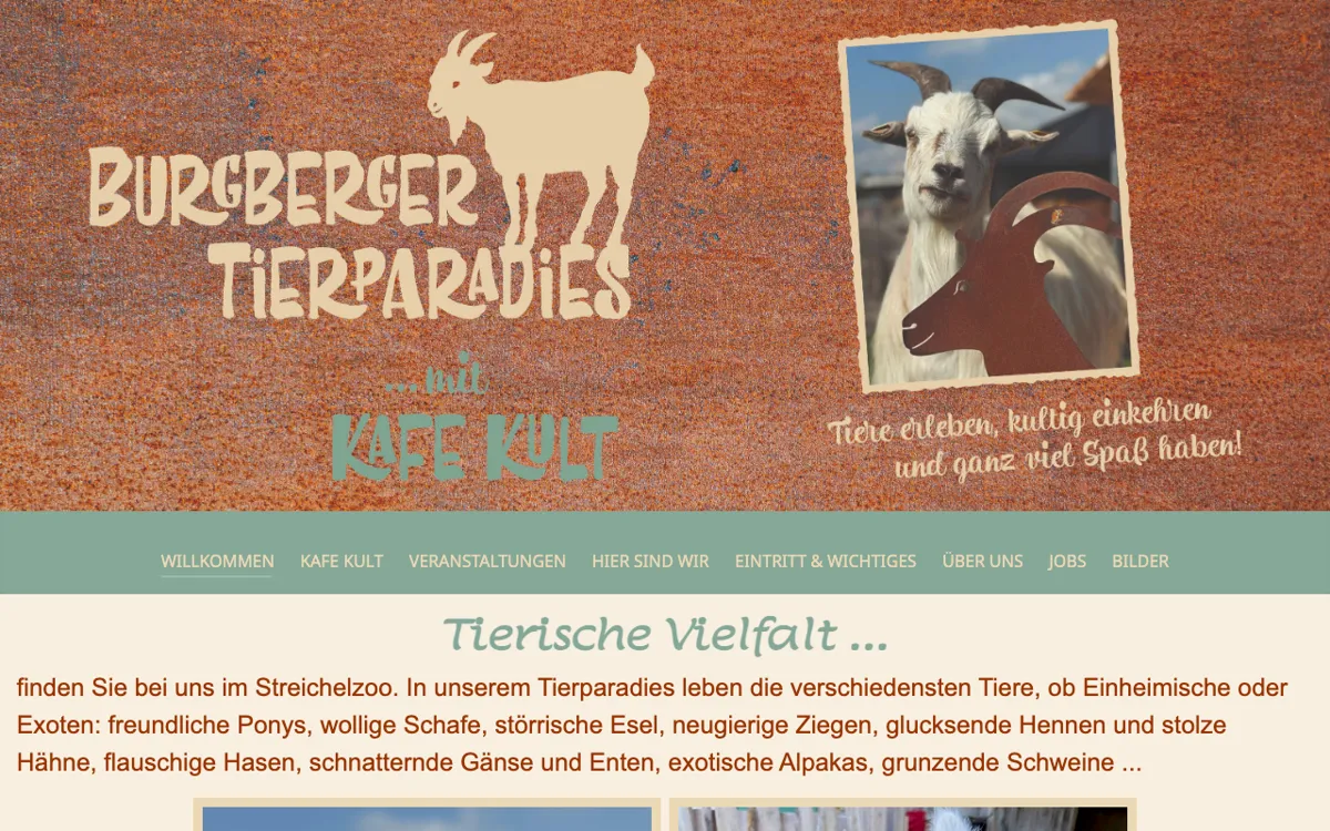 Burgberger Tierparadies mit Kafe Kult