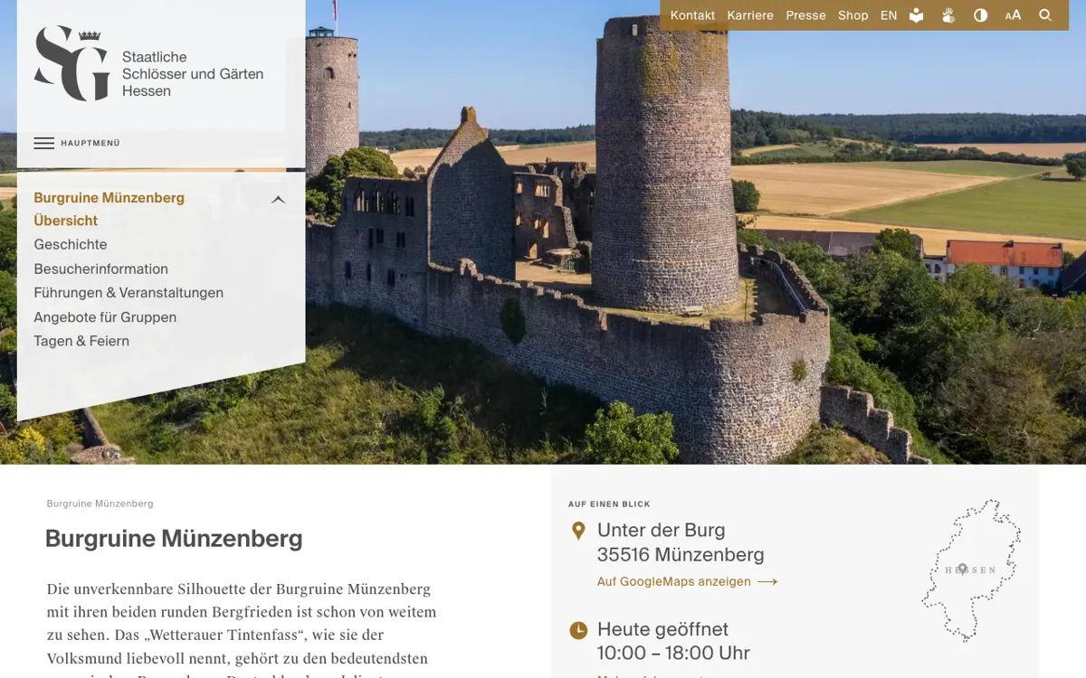 Burgruine Münzenberg