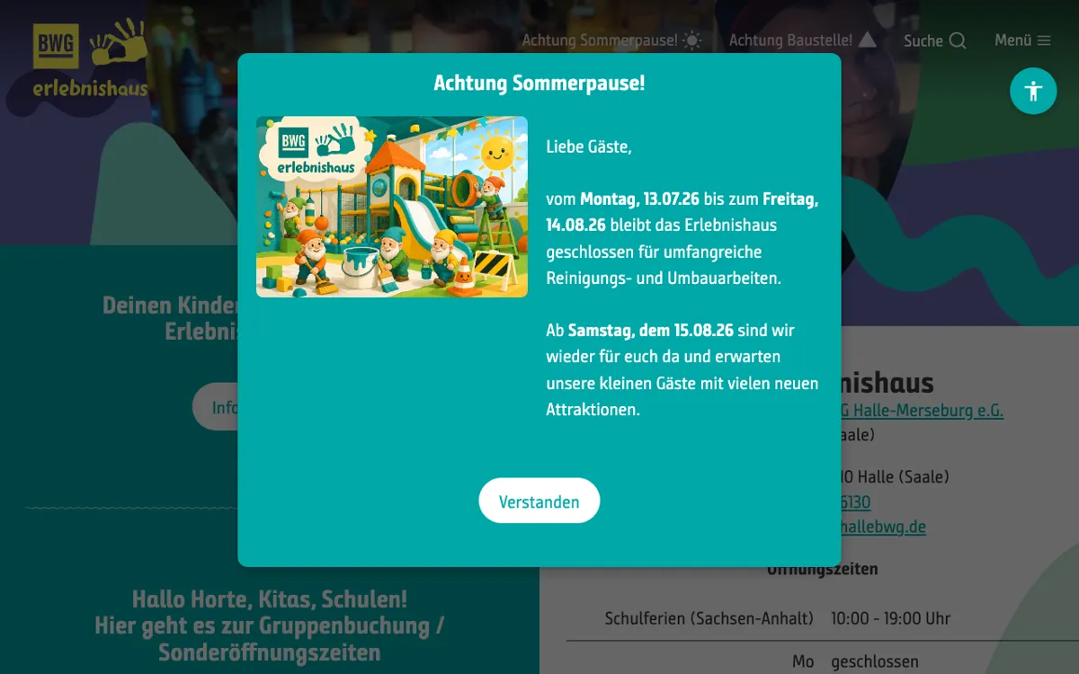 BWG Erlebnishaus