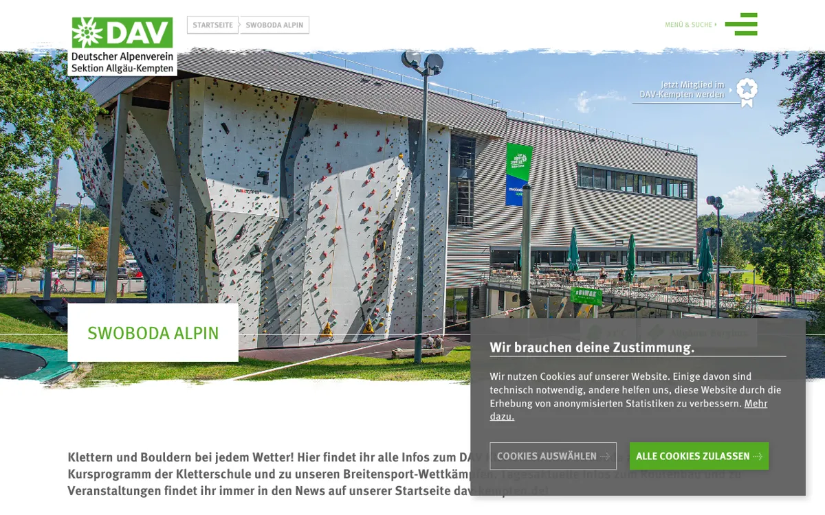 DAV Alpinzentrum swoboda alpin