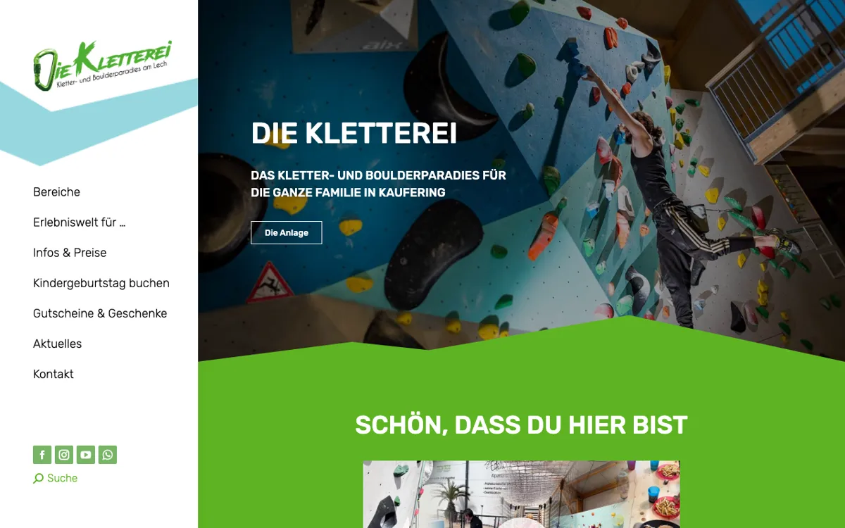 Die Kletterei