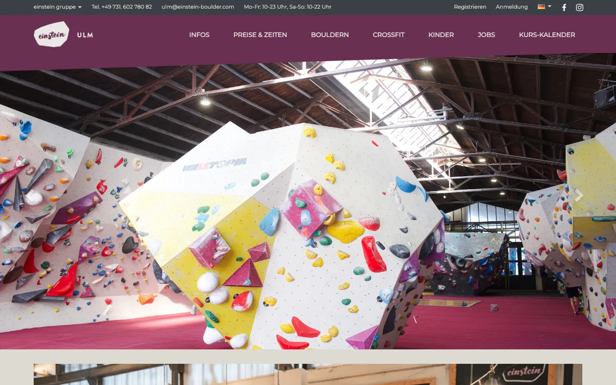einstein Boulderhalle Ulm