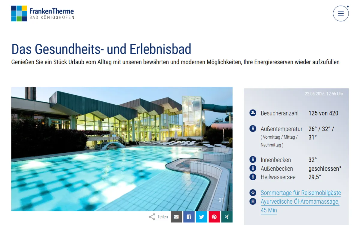 FrankenTherme Bad Königshofen - Das Gesundheits- und Erlebnisbad