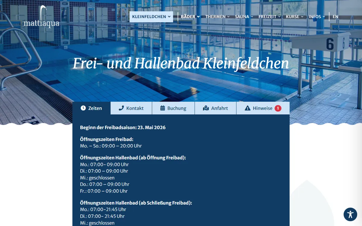 Frei- und Hallenbad Kleinfeldchen