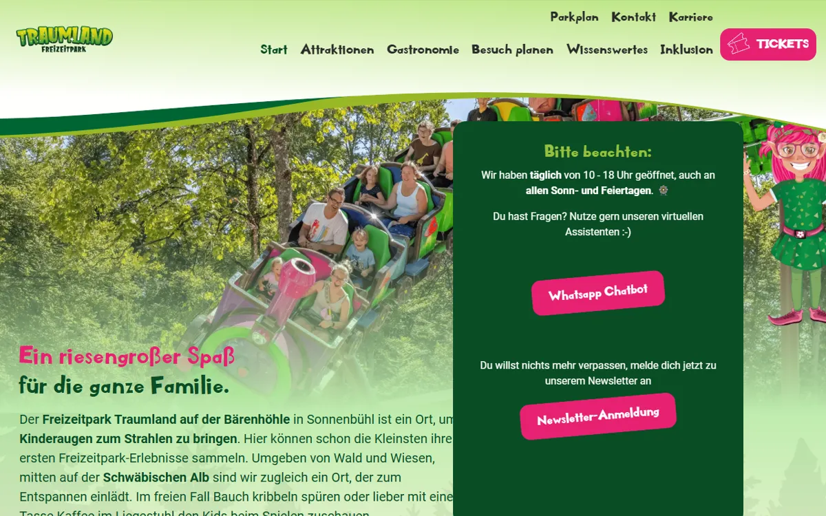 Freizeitpark Traumland auf der Bärenhöhle