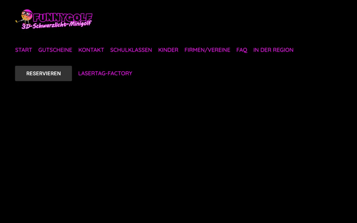 Funnygolf Ettlingen 3D Schwarzlicht Minigolf