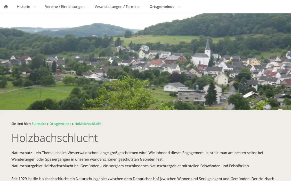 Holzbachschlucht