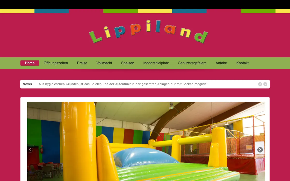 Indoor Abenteuerspielpark Lippiland