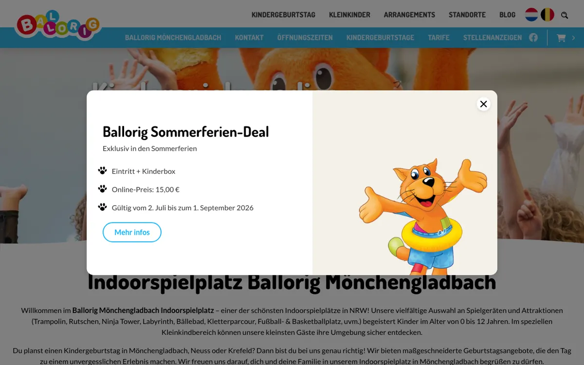 Kinderspielparadies Ballorig Mönchengladbach