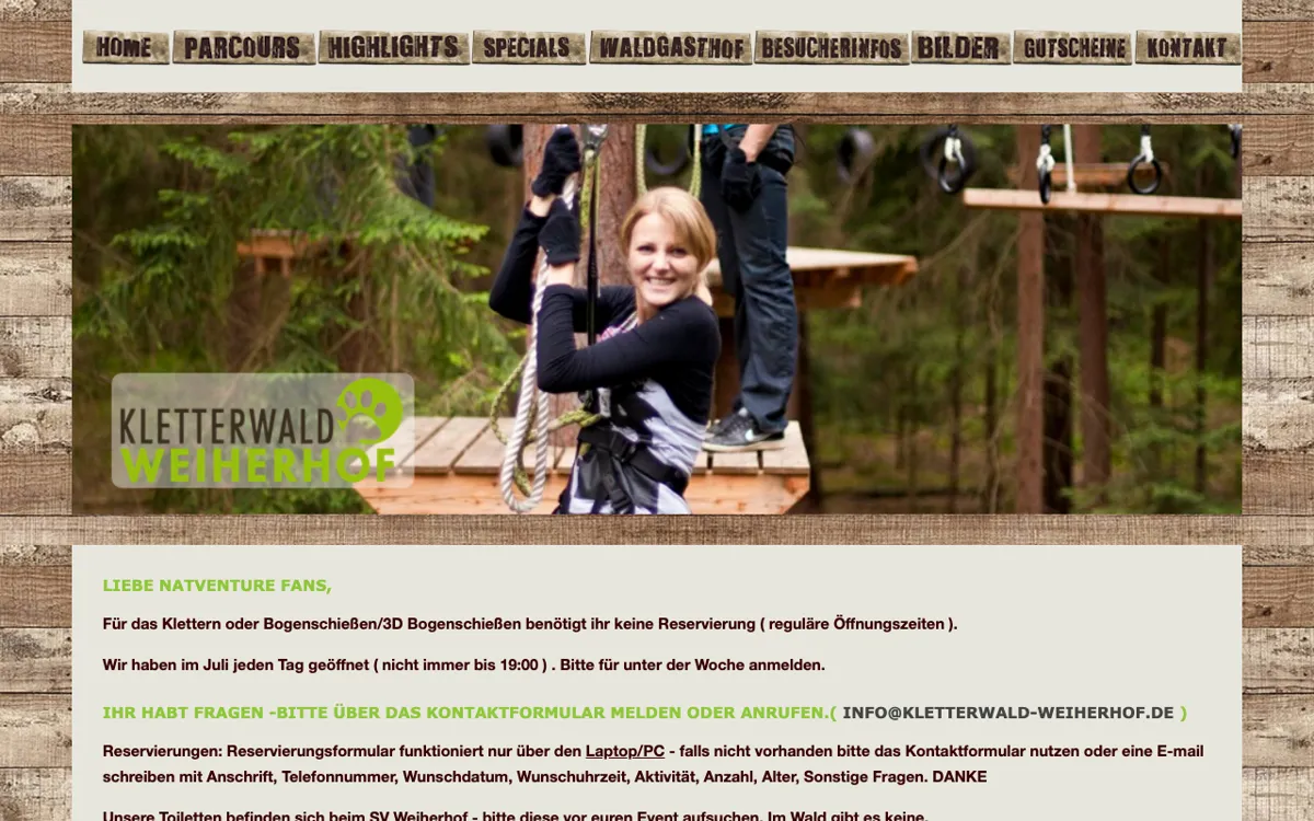 Kletterwald Weiherhof