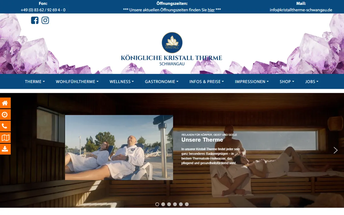 Königliche Kristall-Therme am Kurpark Schwangau