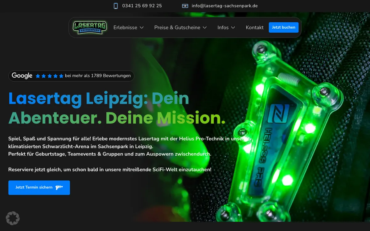 LaserTag Sachsenpark Leipzig