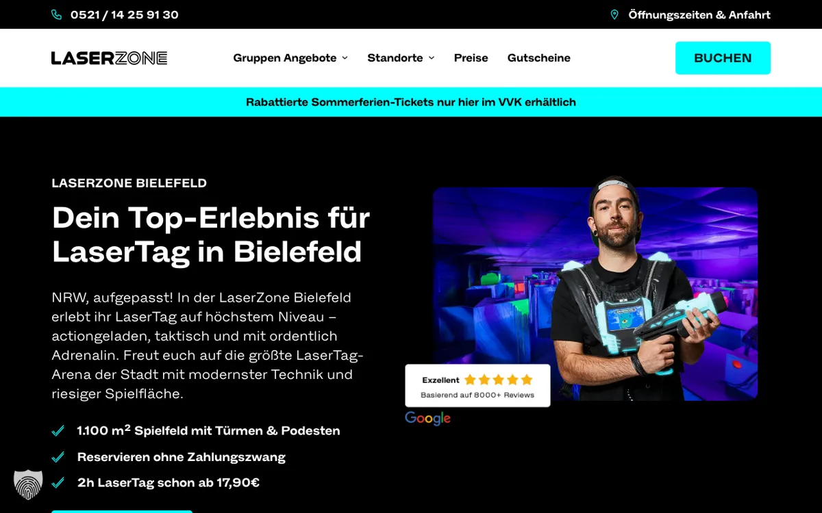 LaserZone LaserTag Bielefeld