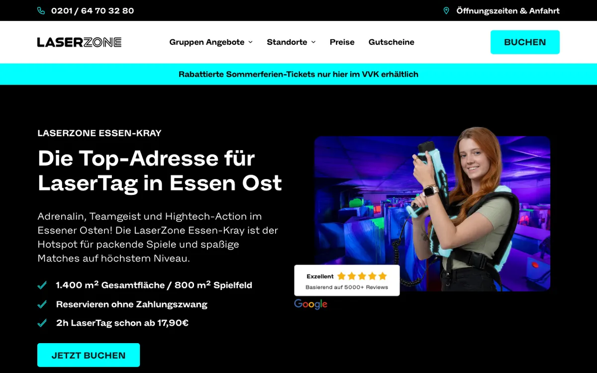 LaserZone LaserTag Essen Ost - Kray