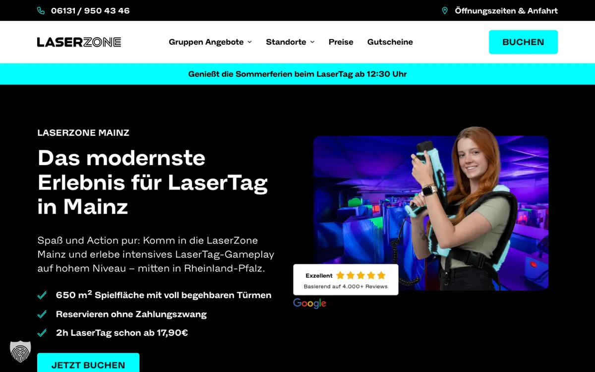 LaserZone LaserTag Mainz