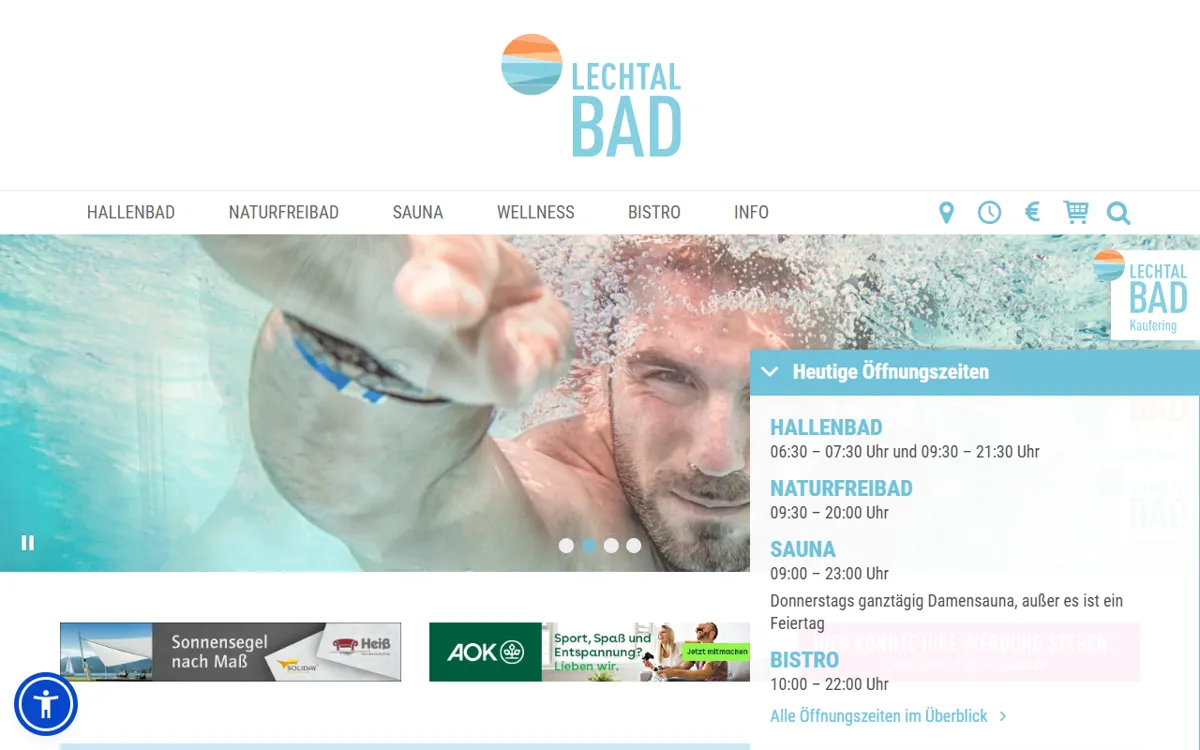 Lechtalbad - Schwimmbad, Sauna, Wellness