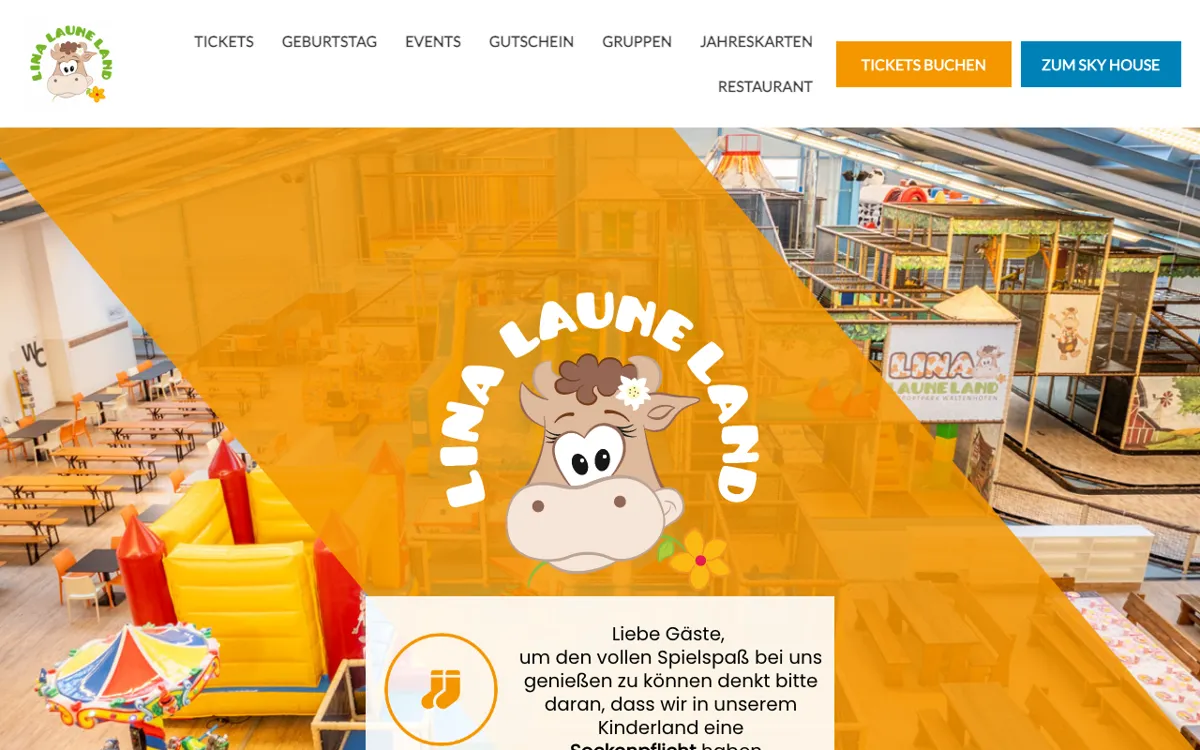 Lina Laune Land, Kinderland, Indoorspielplatz