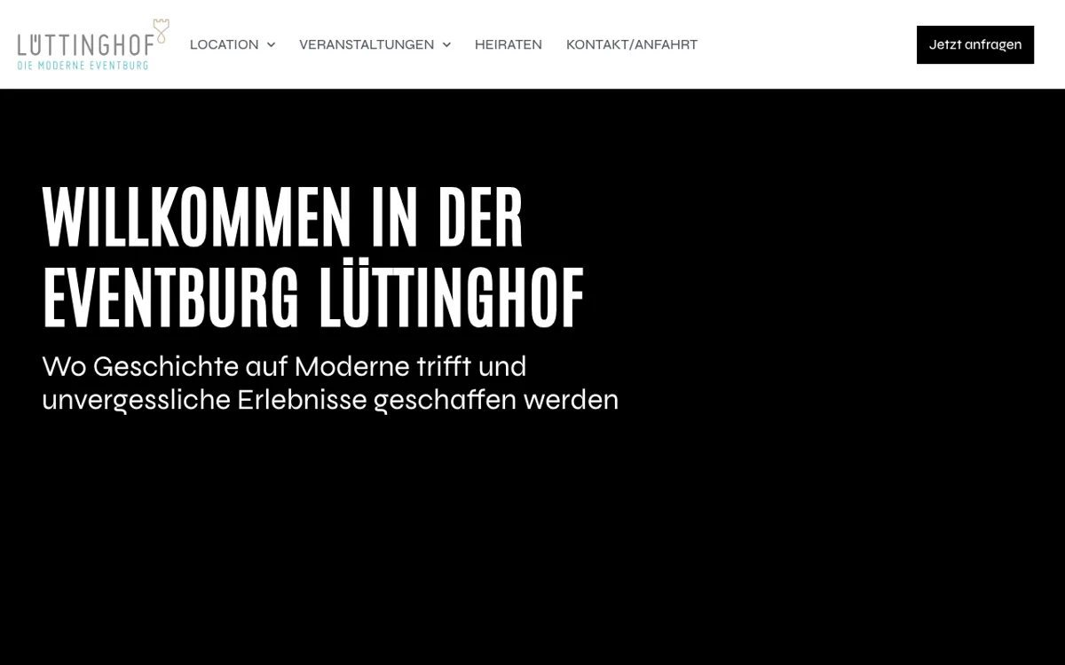 Lüttinghof - Die moderne Eventburg
