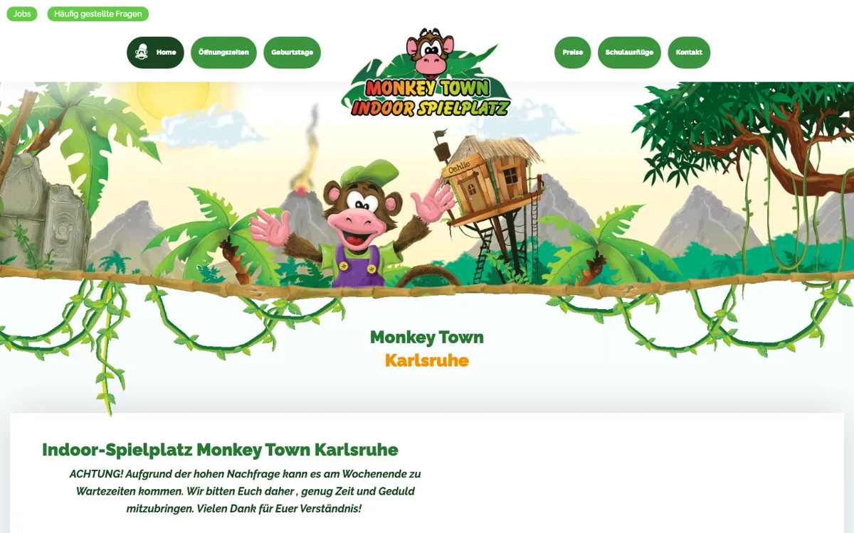 Monkey Town Karlsruhe | Indoor Spielplatz