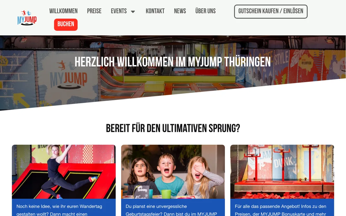 MYJUMP THÜRINGEN – TRAMPOLINPARK & TRAMPOLINHALLE Erfurt