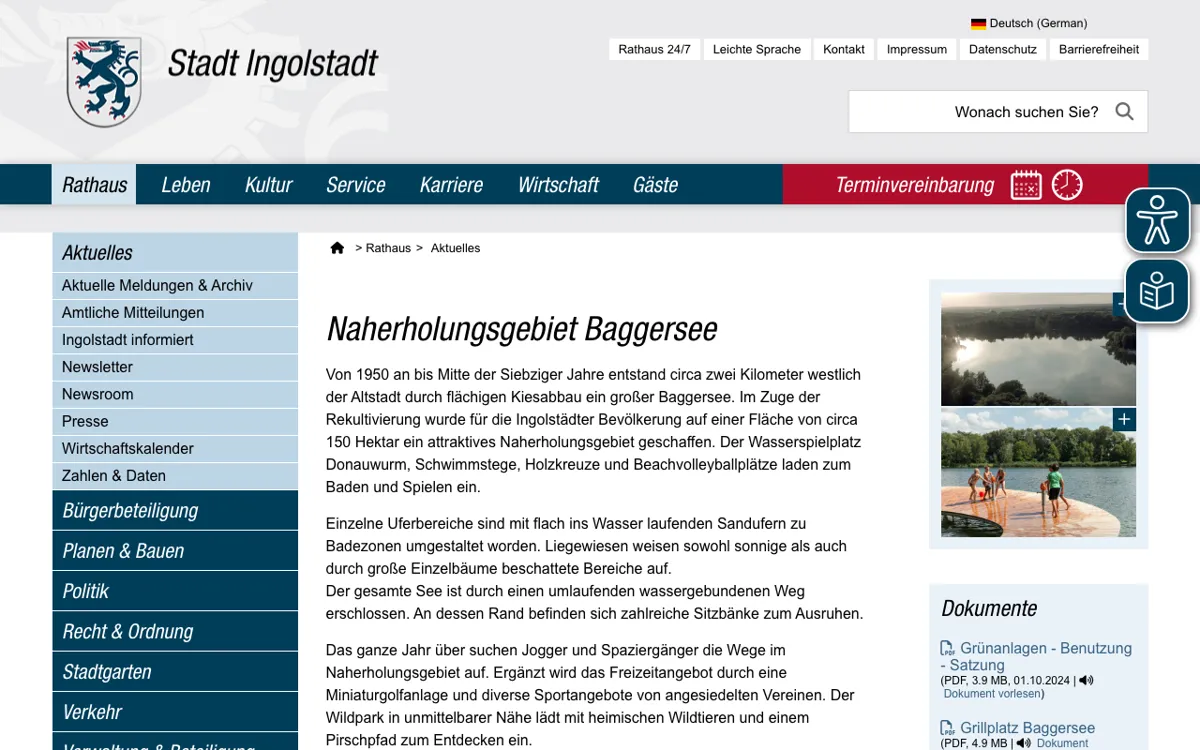 Naherholungsgebiet Baggersee