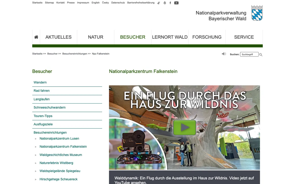 Nationalparkzentrum Falkenstein