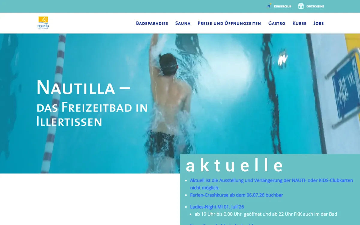 Nautilla - Das Freizeitbad in Illertissen