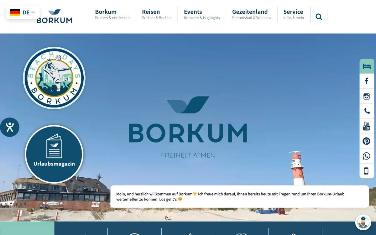 Neuer Leuchtturm Borkum