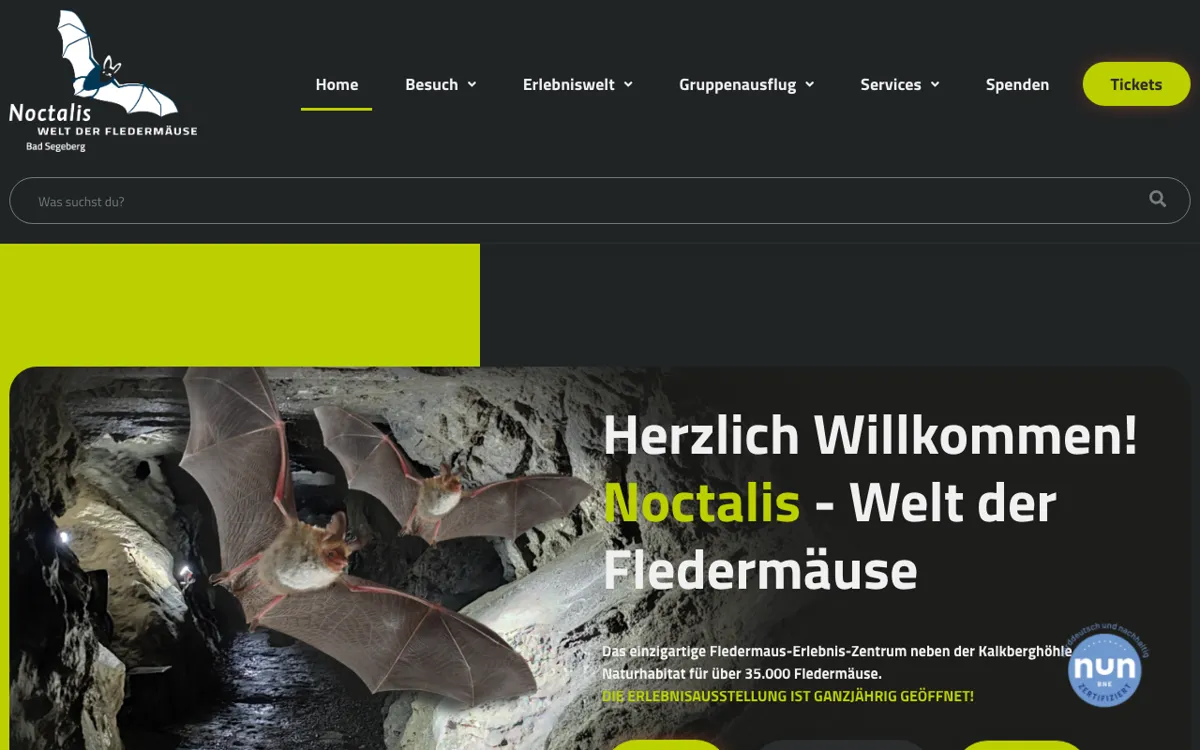 NOCTALIS Welt der Fledermäuse