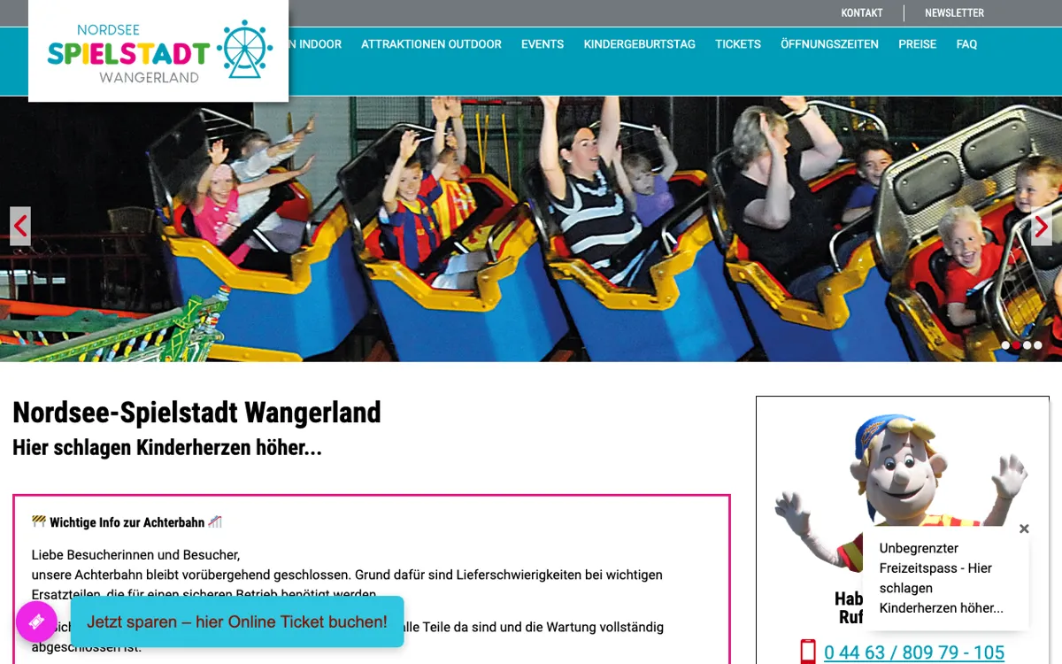 NORDSEE SPIELSTADT WANGERLAND