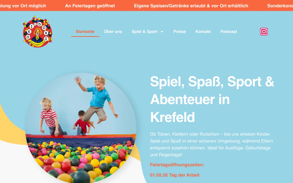 Okidoki Kinderland Freizeittreff Krefeld