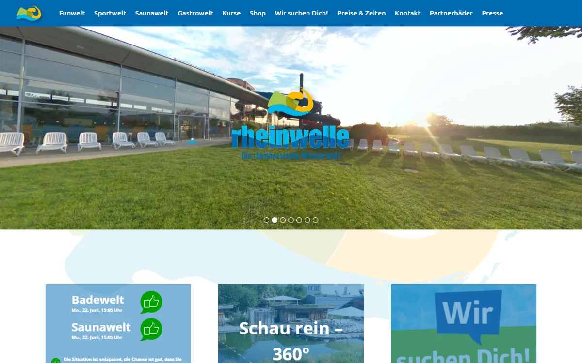 rheinwelle die Sauna & Badewelt