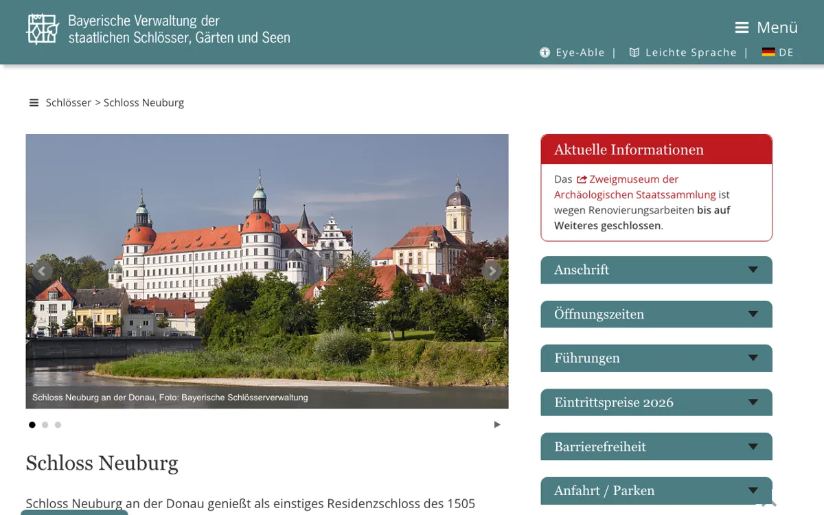Schloss Neuburg an der Donau