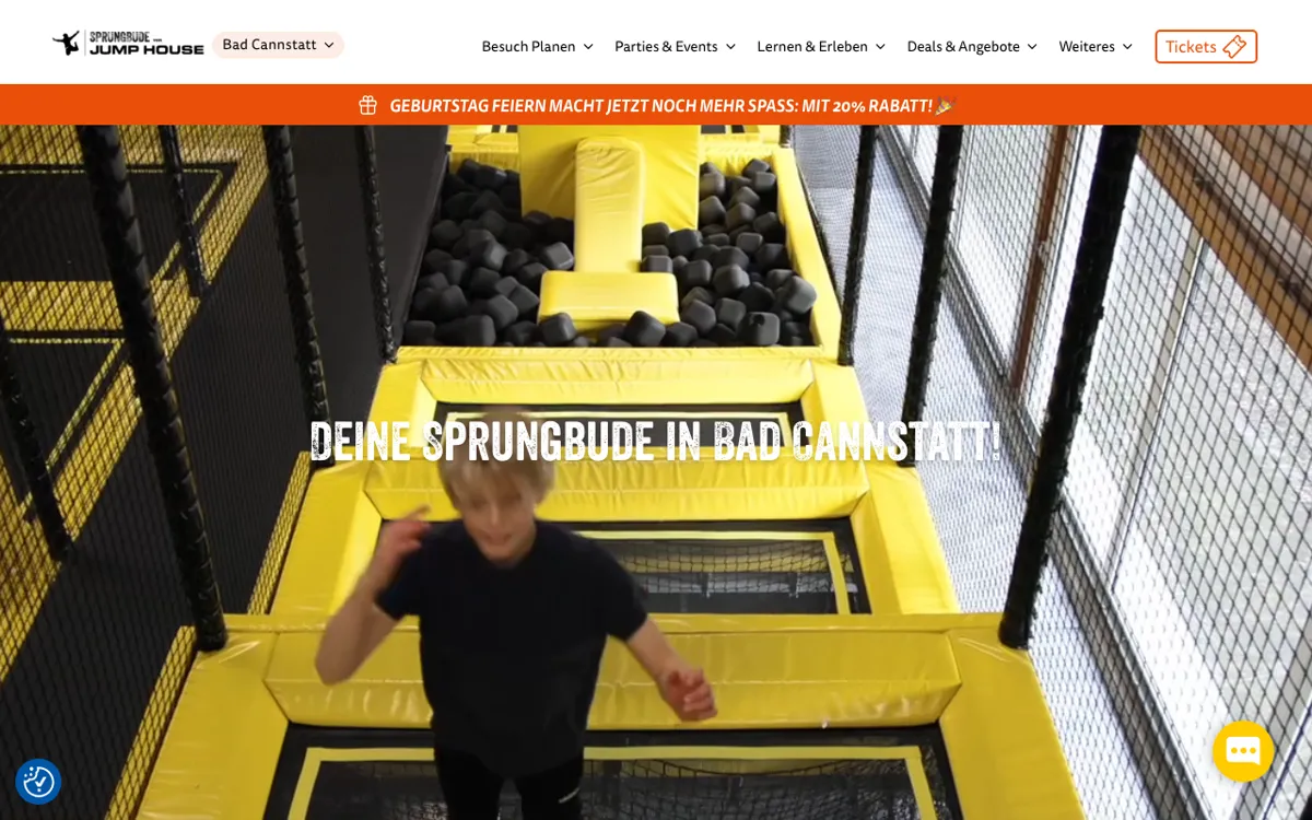 Sprungbude Bad Cannstatt - Trampolinhalle