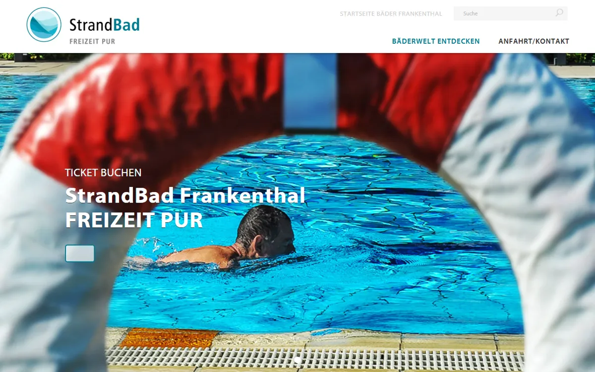 StrandBad Frankenthal im Parkbetrieb (Schwimmbecken und Weiher geschlossen!)