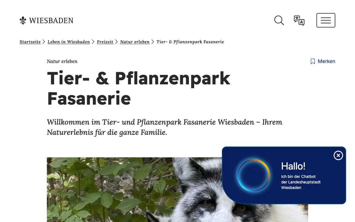Tier- und Pflanzenpark Fasanerie Wiesbaden