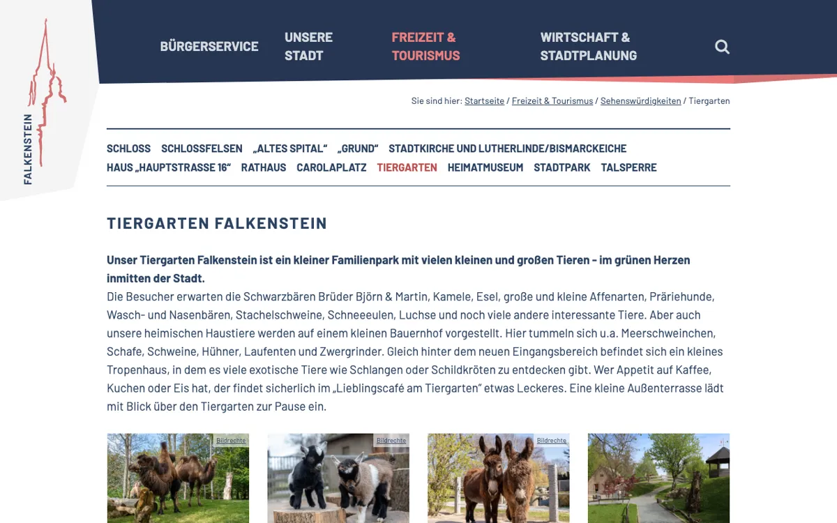 Tiergarten Falkenstein/Vogtl.