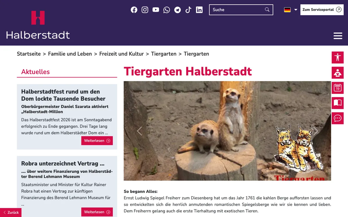 Tiergarten Halberstadt