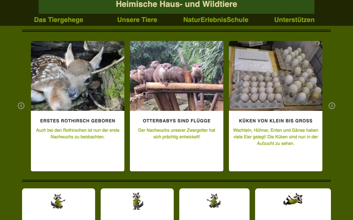 Tiergehege im Kaisergarten
