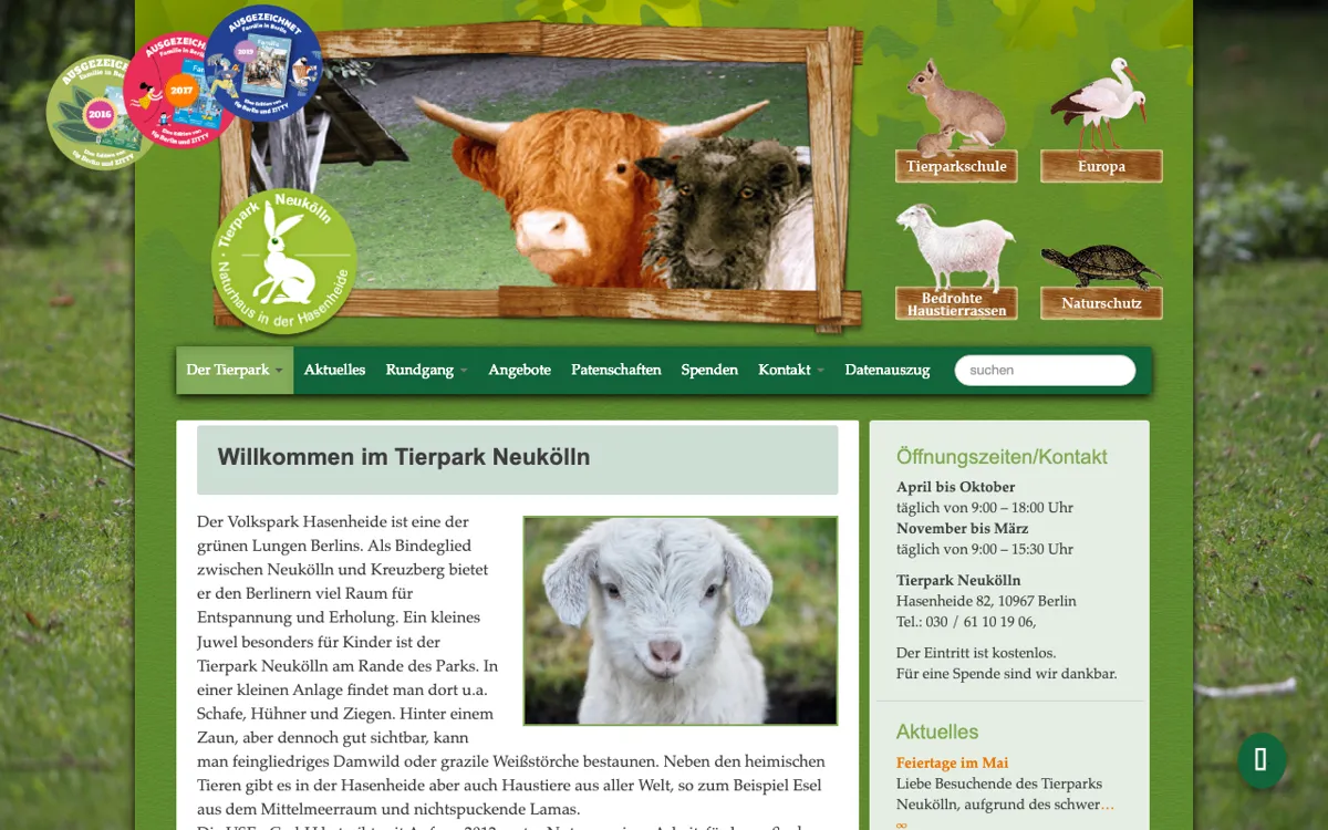 Tierpark Neukölln in der Hasenheide