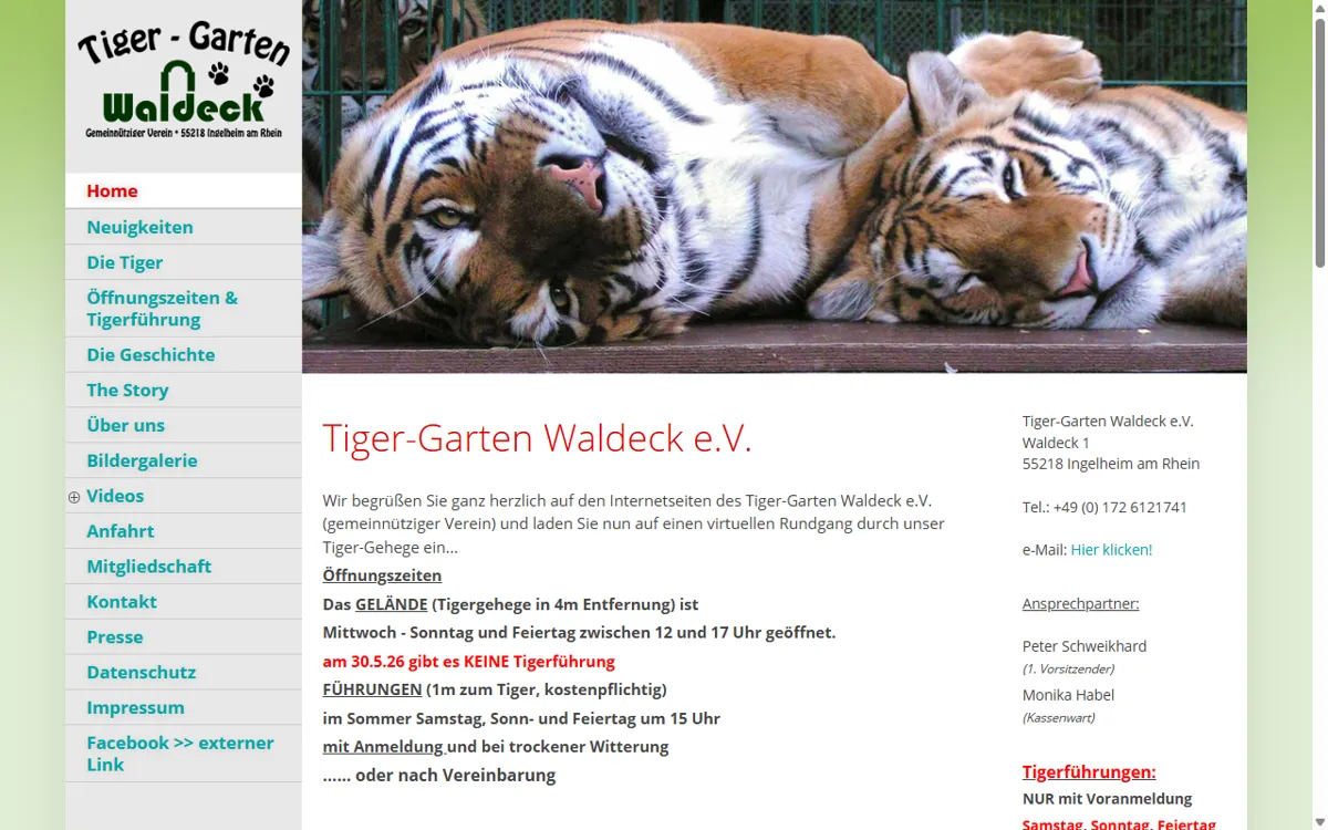 Tiger-Garten-Waldeck