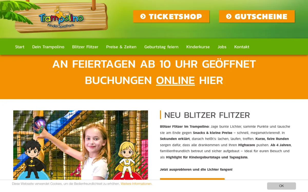 TRAMPOLINO Hilden Kinderspiel- und Trampolinpark