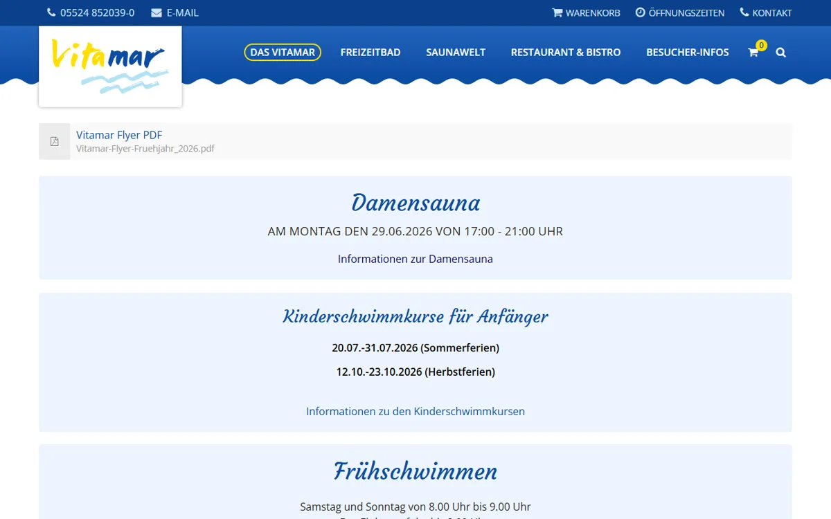 VITAMAR Freizeit- und Erlebnisbad