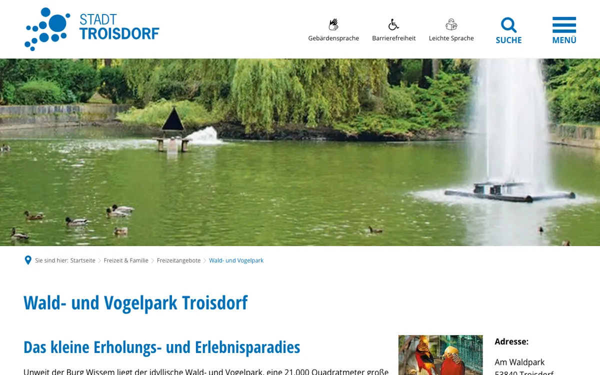 Vogelpark Troisdorf